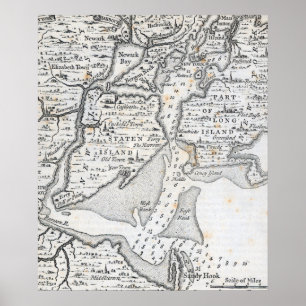 Póster New York   Siglo XVIII Medio