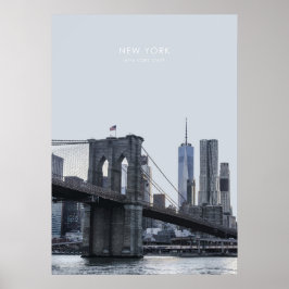 Póster New York Travel Artwork