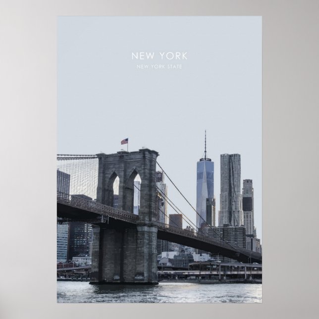 Póster New York Travel Artwork (Frente)