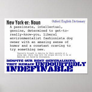 Póster New Yorker Poster