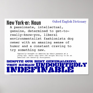 Póster New Yorker Poster
