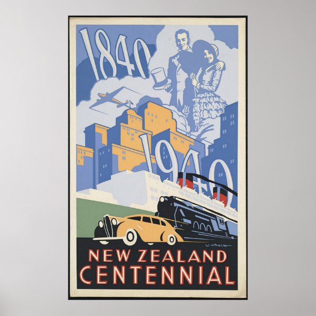 Póster New Zealand Centennial (Frente)