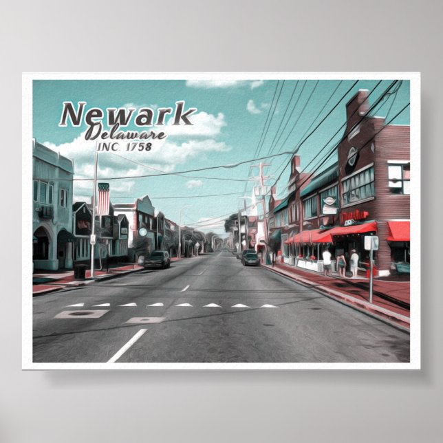 PÓSTER NEWARK DELAWARE (Frente)