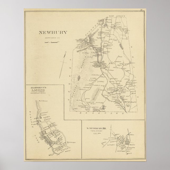 Póster Newbury (Frente)