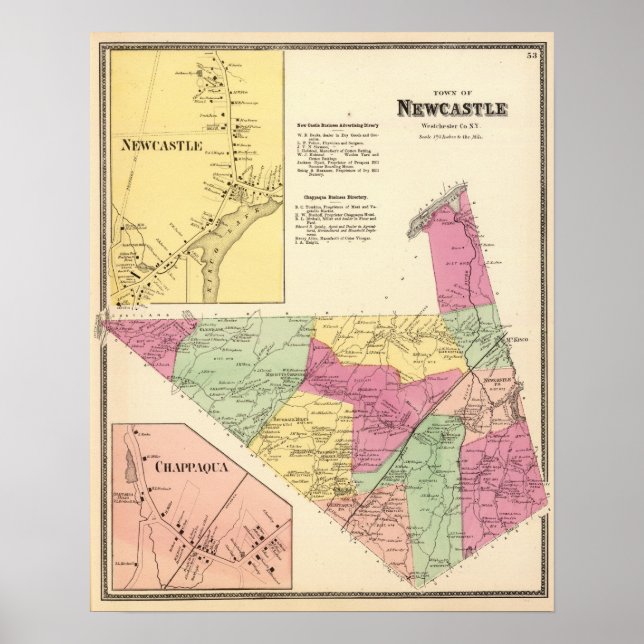 Póster Newcastle, ciudad (Frente)