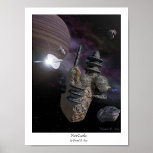 Póster Newcastle, por Kristel R. Sitz