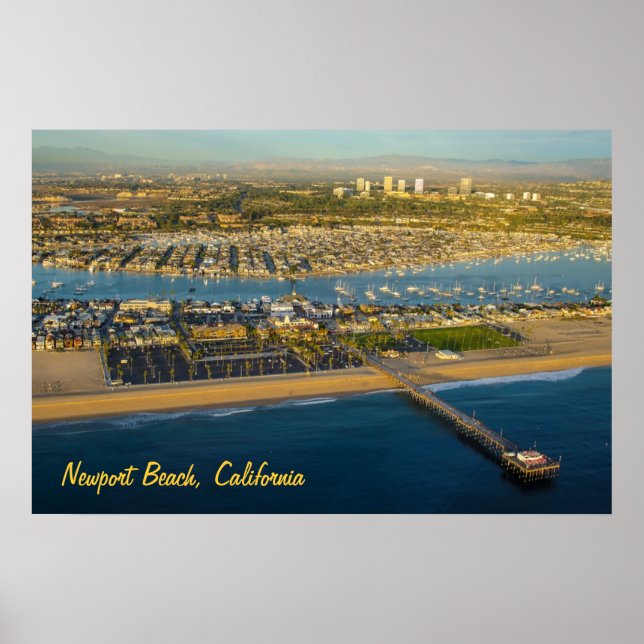 Póster Newport Beach California Poster (Frente)