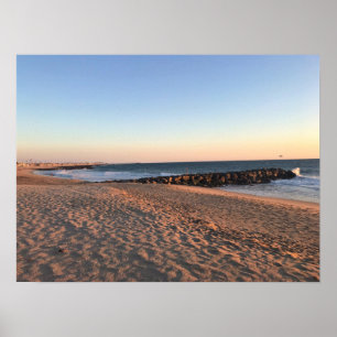 Póster Newport Beach en Sunset, California