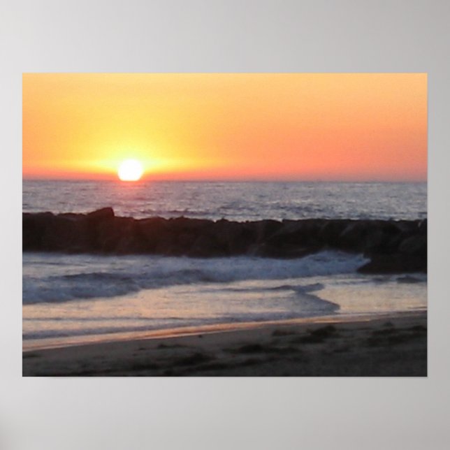 Póster Newport Sunset (Frente)