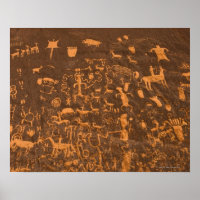Newspaper Rock es un panel de petroglifos grabado