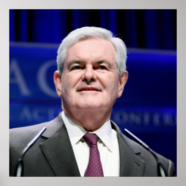 Póster Newt Gingrich (Frente)