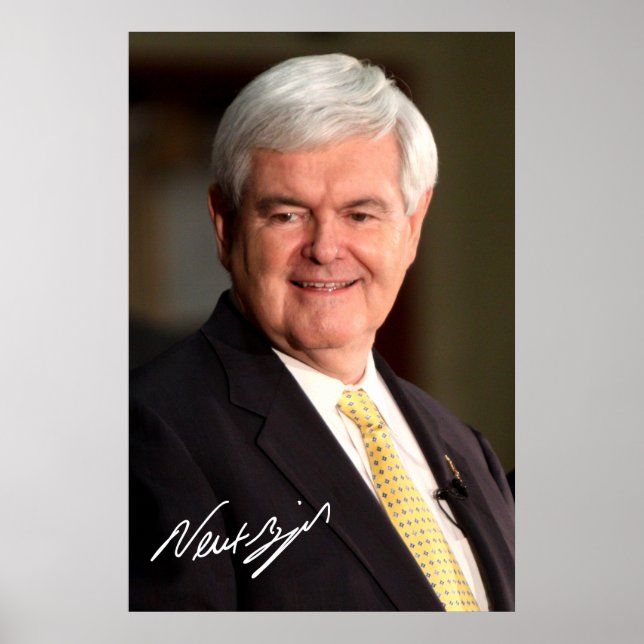 Póster Newt Gingrich (Frente)