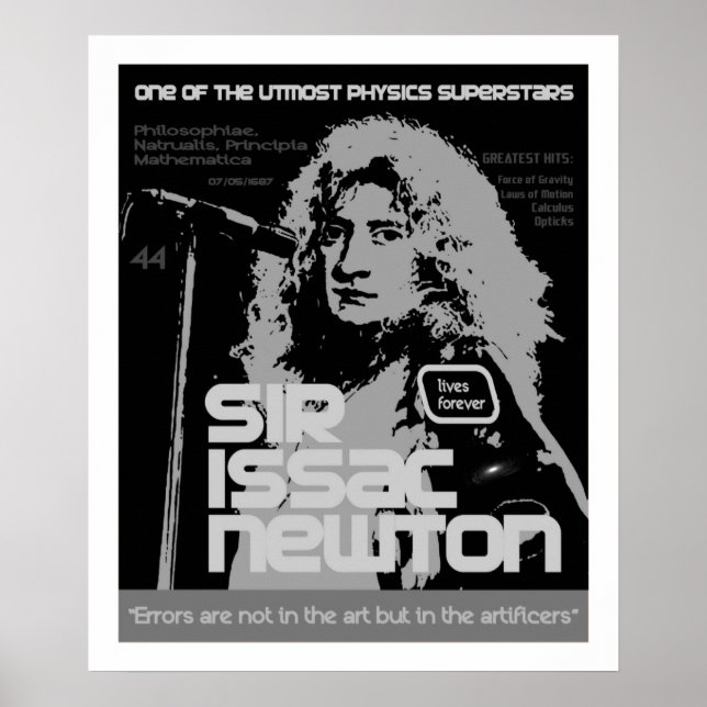 Póster Newton (Frente)