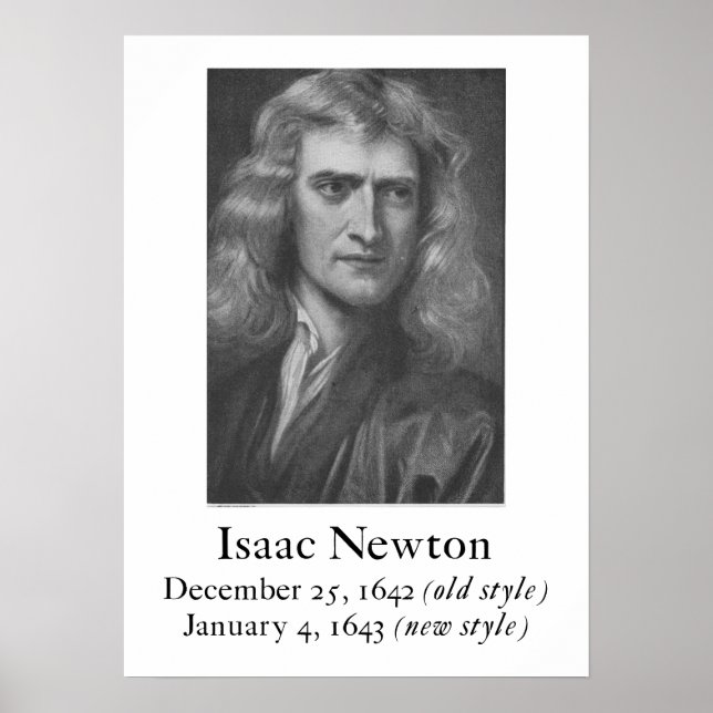 Póster Newton Poster (Frente)