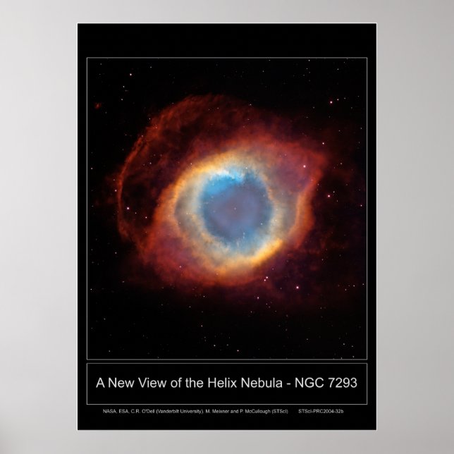 Póster NewViewOfTheHelixNebula-NGC7293-20 (Frente)