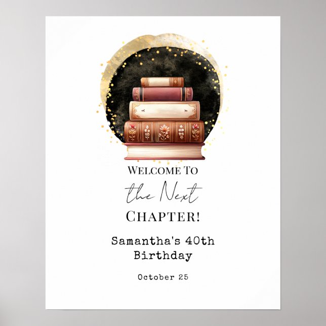 Póster Next Chapter 40th Birthday Signature Poster (Frente)