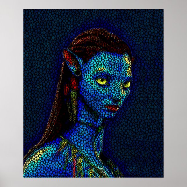 Póster Neytiri Avatar (Frente)
