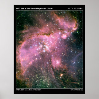 Póster NGC346InTheSmallMagellanicCloud-20