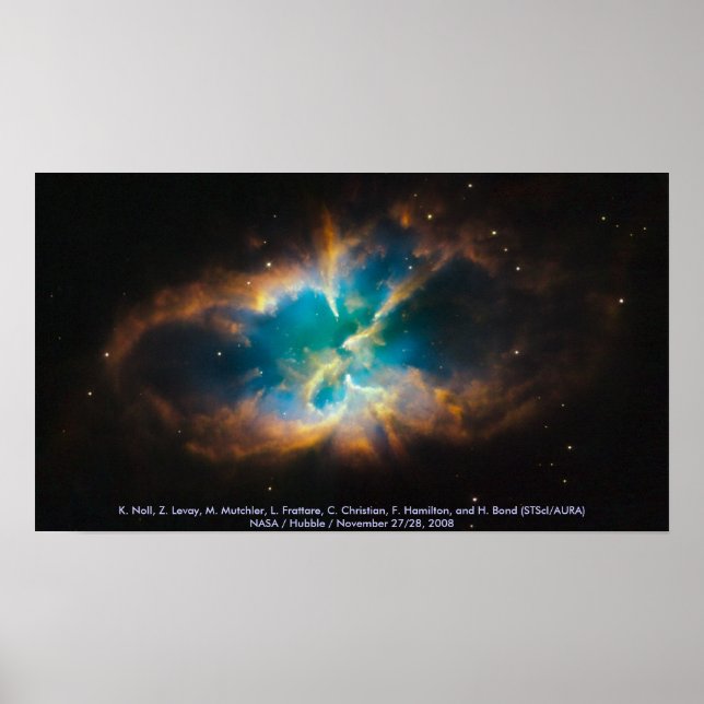 Póster NGC 2818 / Nebulosa planetaria (Frente)