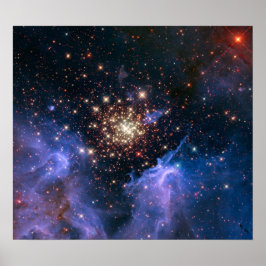 Póster NGC 3603 super estrella de la NASA
