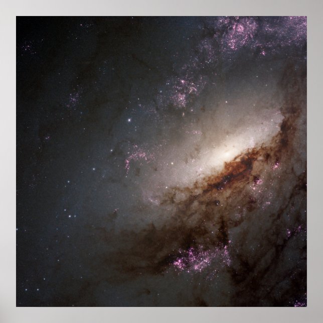 Póster Ngc 4258 En Formación Intensa De Estrellas. (Frente)