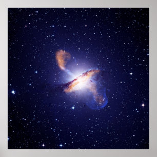 Póster NGC 5128 Centaurus A Galaxy NASA