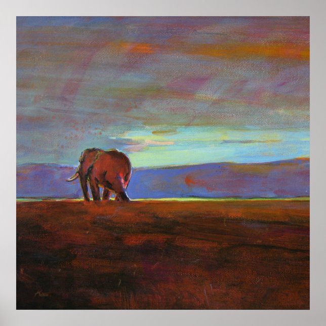 Póster Ngorongoro Sunset collosal print (Frente)