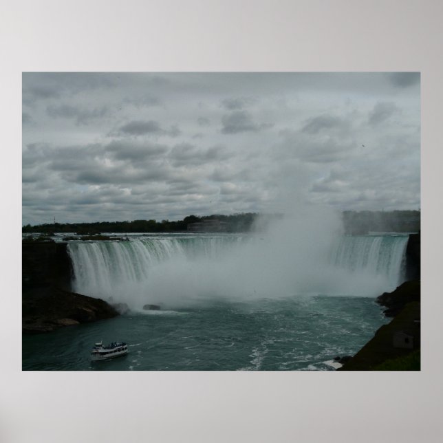 Póster Niagara cae Canadá, con la doncella de la niebla (Frente)