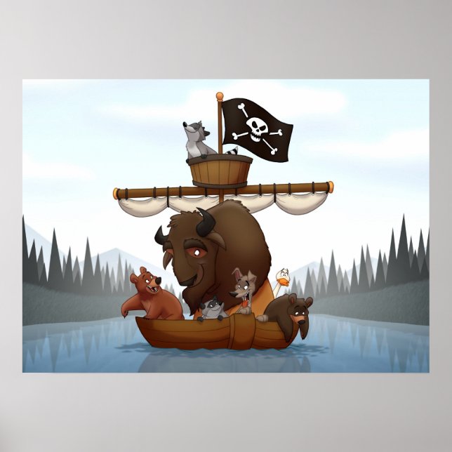 Póster Niagara cae Poster de truco publicitario (Frente)