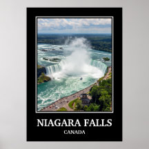 NIAGARA FALLS | AFICHE DE VIAJE DE CANADÁ FALLS CA