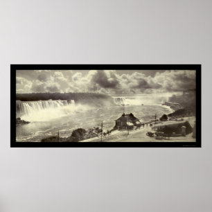 Póster Niagara Falls, foto 1909 de NY