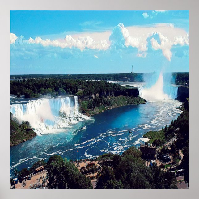 Póster NIAGARA FALLS - vista (Frente)