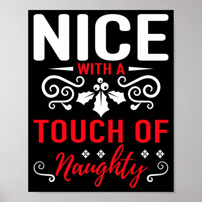 Póster Nice With A Touch Of Naughty  (Frente)
