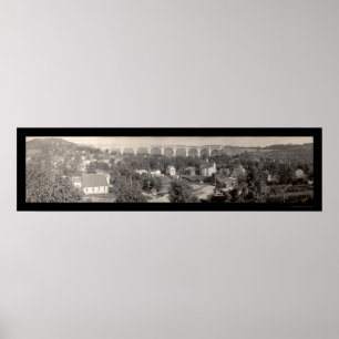 Póster Nicholson Viaduct PA Photo 1915