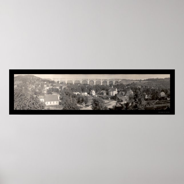 Póster Nicholson Viaduct PA Photo 1915 (Frente)
