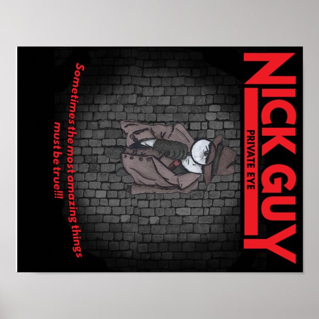 Póster Nick Guy, Private Eye (Frente)
