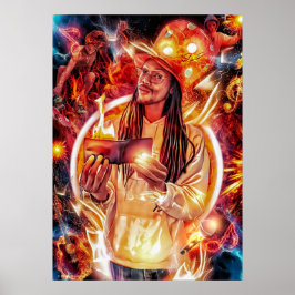 Póster Nick May es un incendio