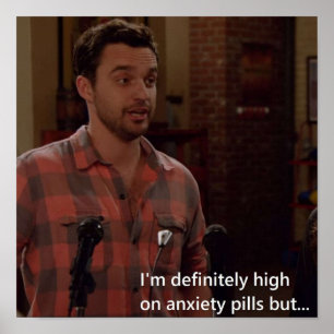 Póster Nick Miller New Chica