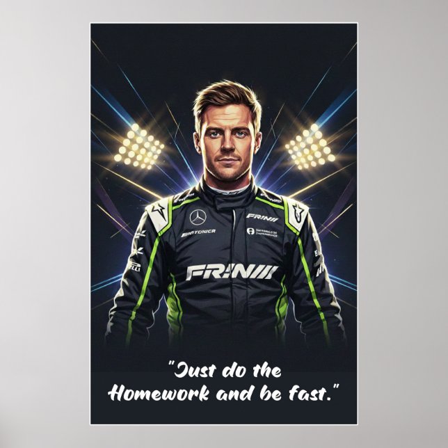 Póster Nico Hülkenberg Poster (Frente)