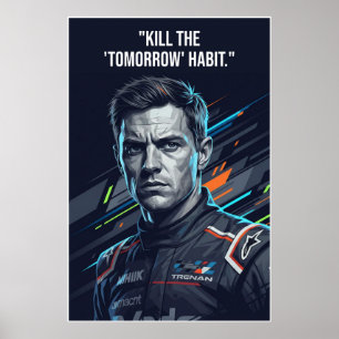 Póster Nico Hülkenberg Racing Vector – Mata el Mañana
