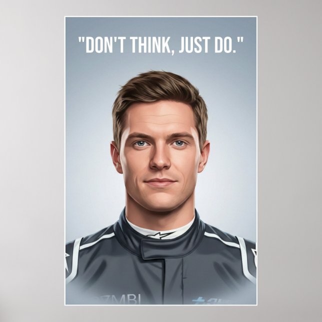 Póster Nico Hülkenberg Racing Vector – Poster (Frente)