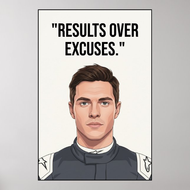 Póster Nico Hülkenberg Racing Vector – Poster (Frente)