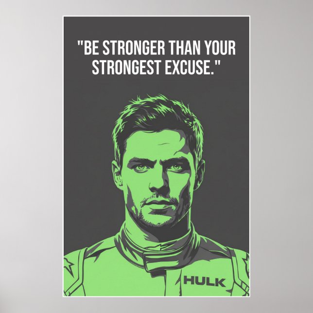 Póster Nico Hülkenberg Racing Vector – Poster (Frente)