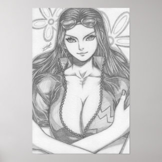 Póster Nico Robin ~ Niño Diablo
