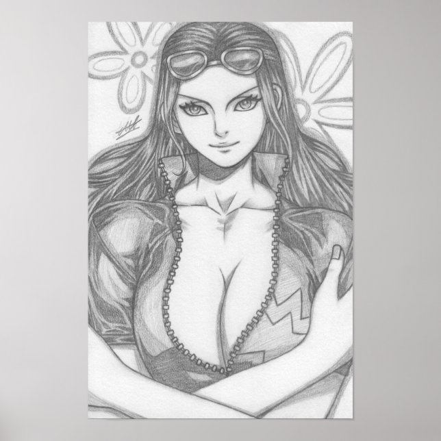 Póster Nico Robin ~ Niño Diablo (Frente)