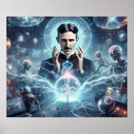 Póster Nicola Tesla 