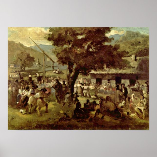 Póster Nicolae Grigorescu - Hora (Frente)