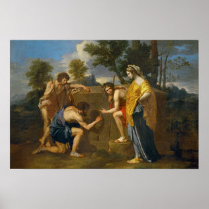 Póster Nicolas Poussin - Et in Arcadia ego