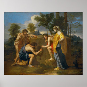 Póster Nicolas Poussin - Et in Arcadia ego