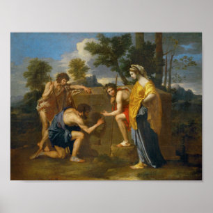 Póster Nicolas Poussin - Et in Arcadia ego